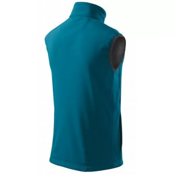  Férfi softshell mellény MALFINI VISION 517 SÖTÉT TÜRKIZ 