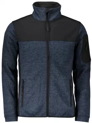 Férfi softshell kabát/pulóver MALFINI CASUAL 550 KNIT BLUE MALFINI PREMIUM