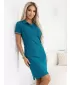 Női ruha gallérral MALFINI PREMIUM DRESS UP 271 KEROZIN