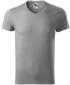 Férfi póló MALFINI SLIM FIT V-NECK 146 SÖTÉTSZÜRKE KIEMELÉSEK