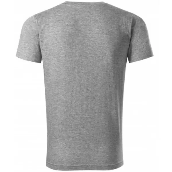  Férfi póló MALFINI HEAVY V-NECK 111 SÖTÉTSZÜRKE KIEMELÉSEK 