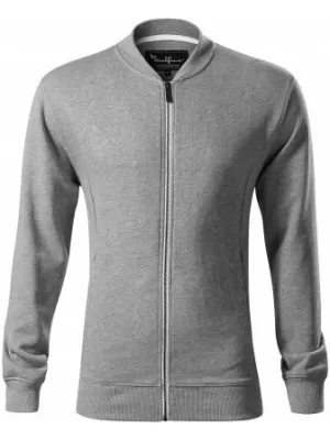 Férfi pulóver MALFINI PREMIUM BOMBER 453 SÖTÉTSZÜRKE KIEMELÉSEK