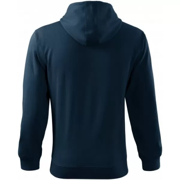  Férfi pulóver MALFINI TRENDY ZIPPER 410 SÖTÉTKÉK 