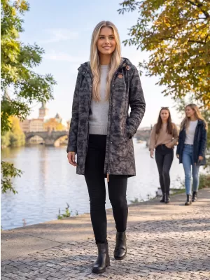 Női kabát ALTISPORT SEBLA LCTS142 FEKETE