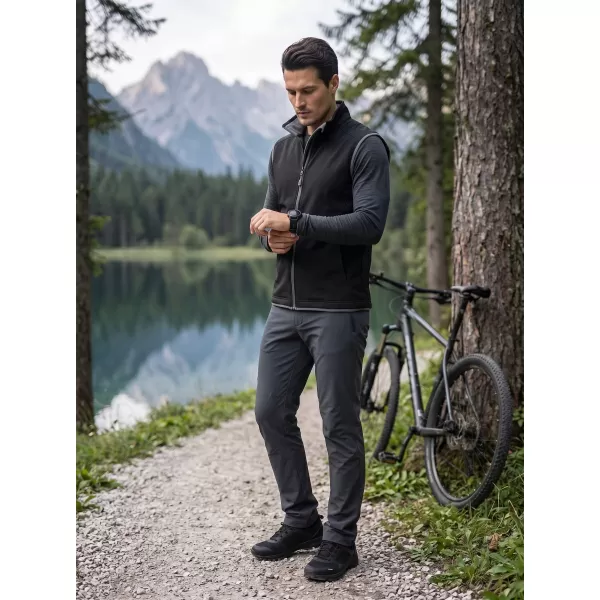  Férfi softshell mellény MALFINI VISION 517 FEKETE 