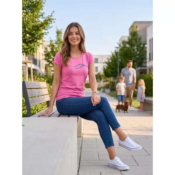  Dámské triko ALTISPORT CARRYOVER ALW001120 PURPUROVÁ 