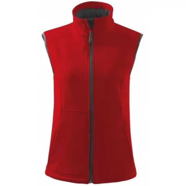  Női softshell mellény MALFINI VISION 516 PIROS 