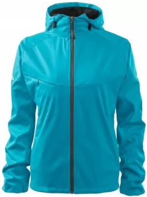 Női softshell kabát MALFINI COOL 514 TÜRKIZ