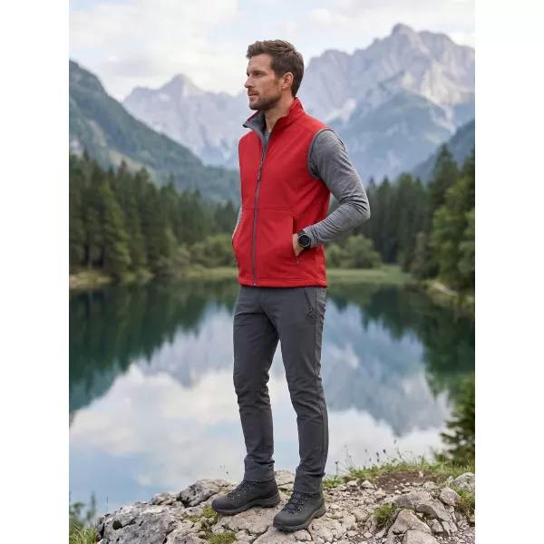  Férfi softshell mellény MALFINI VISION 517 PIROS 