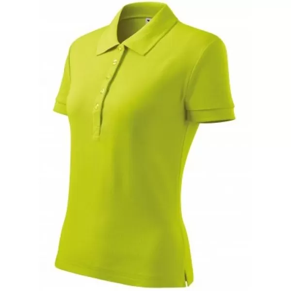  Női póló gallérral MALFINI COTTON 213 MÉSZ 