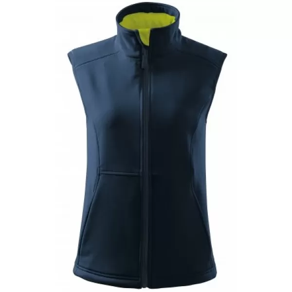  Női softshell mellény MALFINI 516 VISION SÖTÉTKÉK 