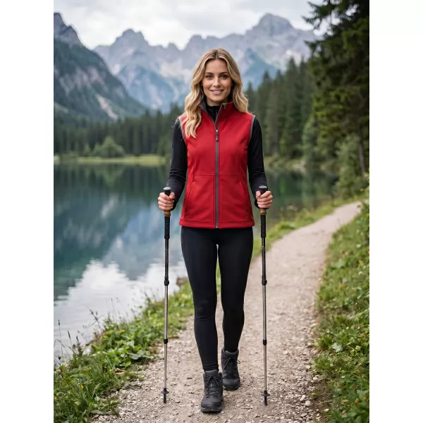  Női softshell mellény MALFINI VISION 516 PIROS 