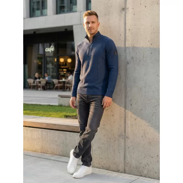  Férfi pulóver ALTISPORT BASEK MPLS094 SÖTÉTKÉK 