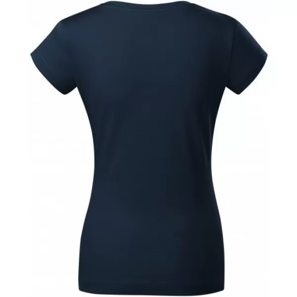  Női póló MALFINI FIT V-NECK 162 SÖTÉTKÉK 