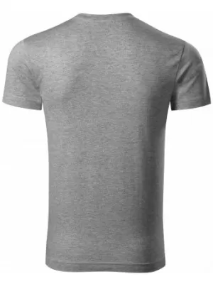 Férfi póló MALFINI SLIM FIT V-NECK 146 SÖTÉTSZÜRKE KIEMELÉSEK