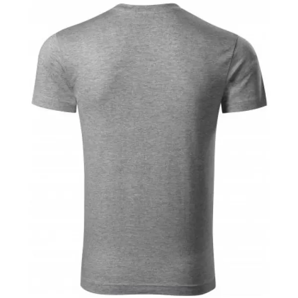  Férfi póló MALFINI SLIM FIT V-NECK 146 SÖTÉTSZÜRKE KIEMELÉSEK 