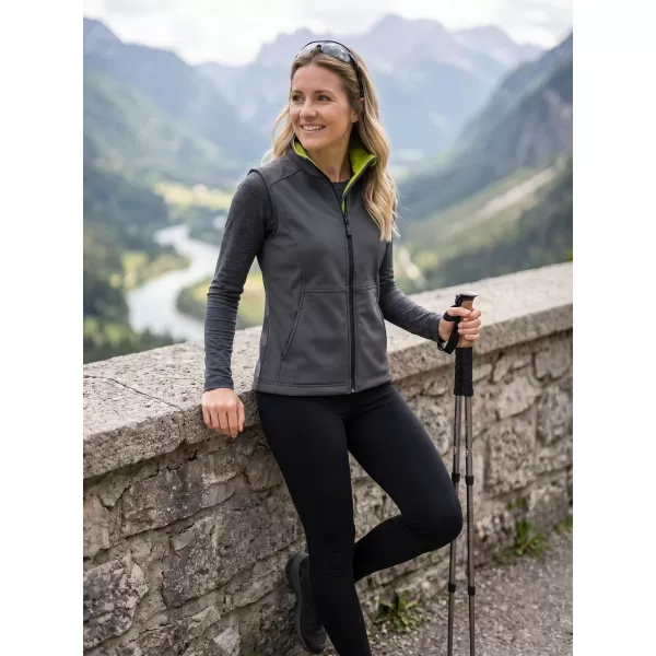  Női softshell mellény MALFINI VISION 516 ACÉLSZÜRKE 