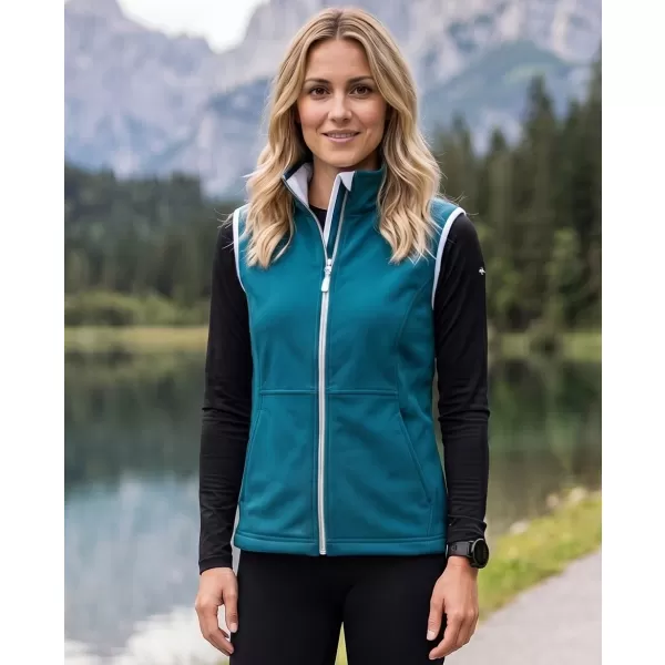  Női softshell mellény MALFINI VISION 516 SÖTÉT TÜRKIZ 