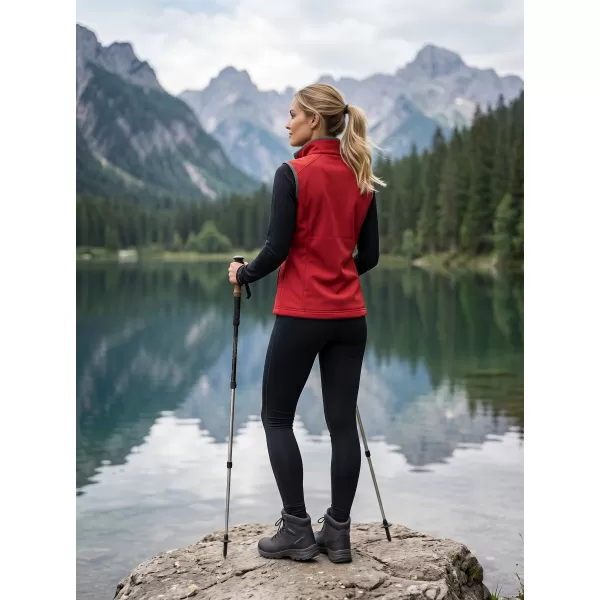  Női softshell mellény MALFINI VISION 516 PIROS 