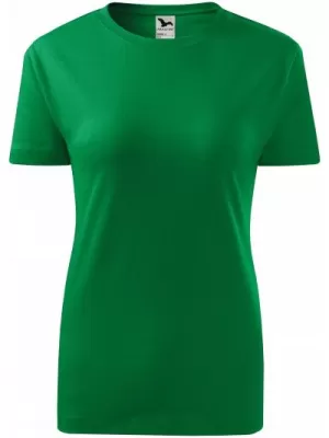 Női póló MALFINI CLASSIC NEW 133 KÖZÉPZÖLD