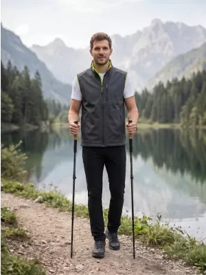 Férfi softshell mellény MALFINI VISION 517 ACÉLSZÜRKE