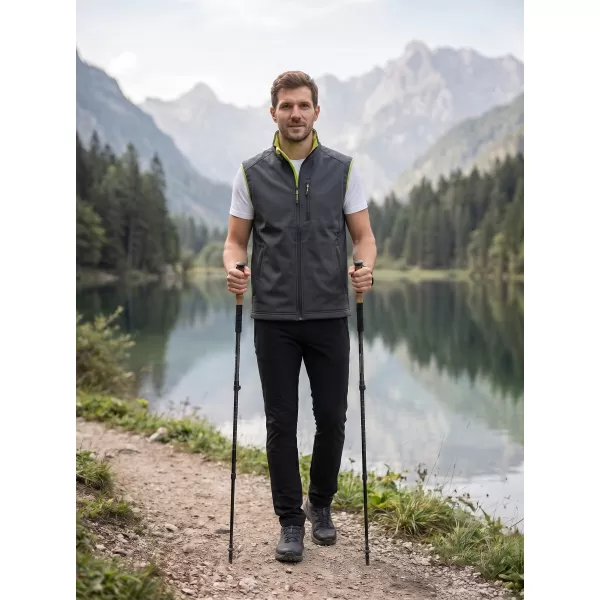  Férfi softshell mellény MALFINI VISION 517 ACÉLSZÜRKE 