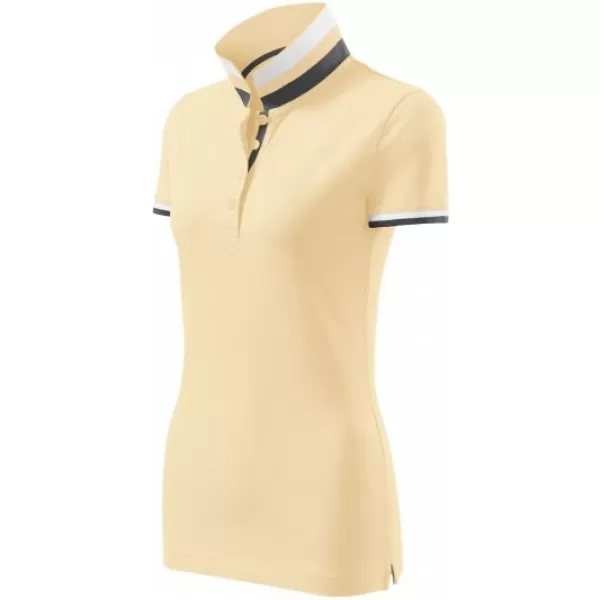  Női póló gallérral MALFINI PREMIUM COLLAR UP 257 BOURBON VANÍLIA 