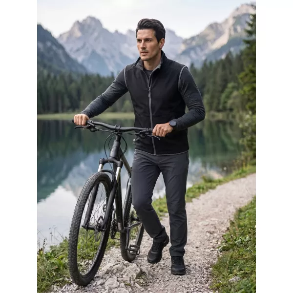 Férfi softshell mellény MALFINI VISION 517 FEKETE 