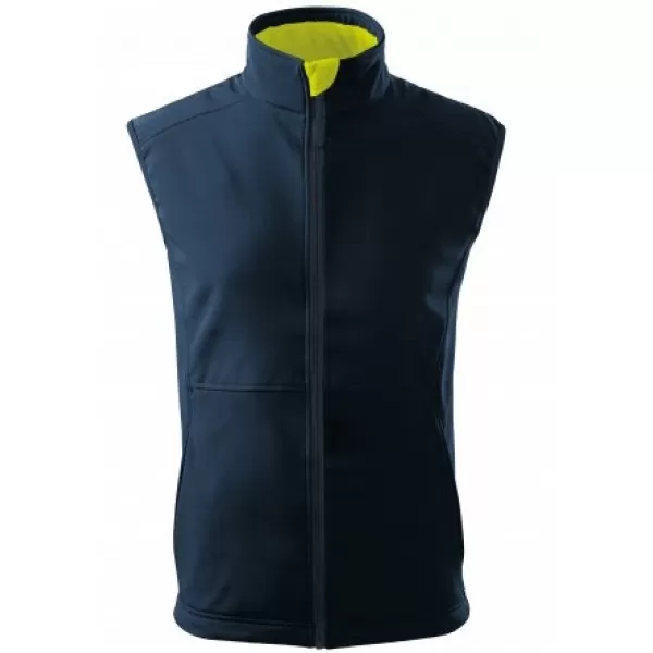  Férfi softshell mellény MALFINI VISION 517 SÖTÉTKÉK 
