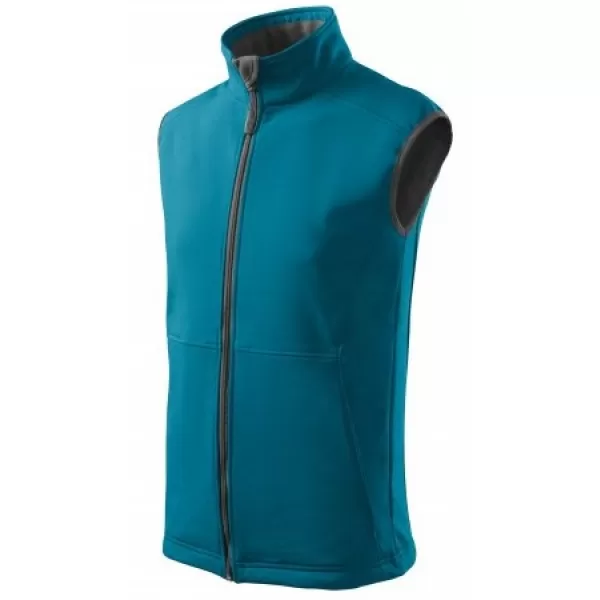  Férfi softshell mellény MALFINI VISION 517 SÖTÉT TÜRKIZ 