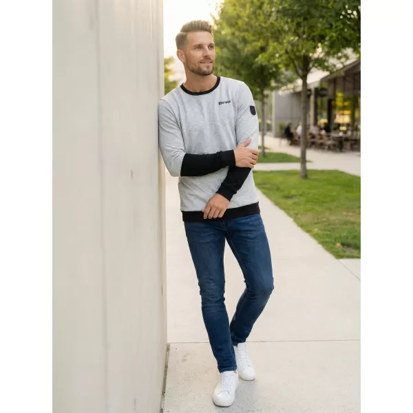  Férfi pulóver ALTISPORT ZORION MPLS088 VILÁGOS SZÜRKE 