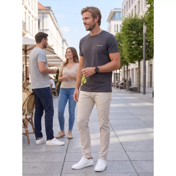  Férfi póló ALTISPORT ALM013129 ÉBENFA SZÜRKE 
