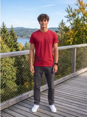 Férfi póló ALTISPORT ALM013129 MARLBORO VÖRÖS