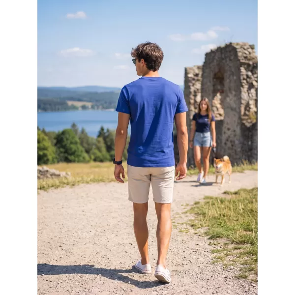  Férfi póló ALTISPORT ALM013129 KIRÁLYKÉK 