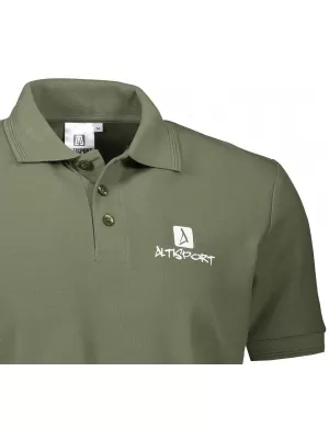 Férfi póló gallérral ALTISPORT ALM008203 KHAKI