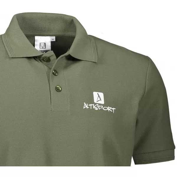  Férfi póló gallérral ALTISPORT ALM008203 KHAKI 