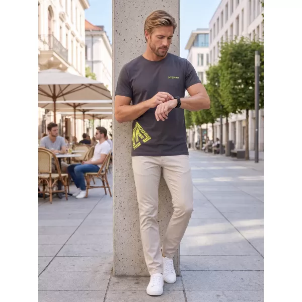  Férfi póló ALTISPORT ALM013129 ÉBENFA SZÜRKE 