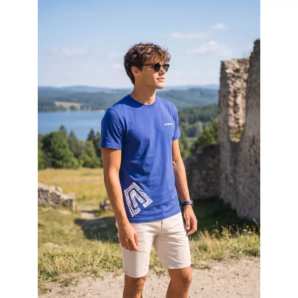  Férfi póló ALTISPORT ALM013129 KIRÁLYKÉK 