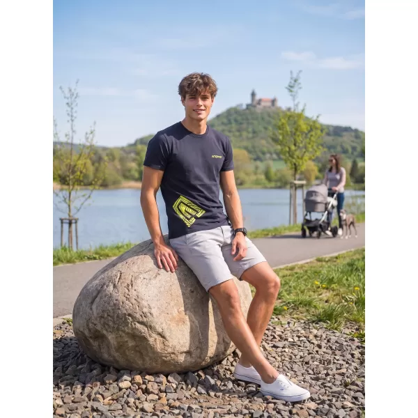  Férfi póló ALTISPORT ALM013129 SÖTÉTKÉK 