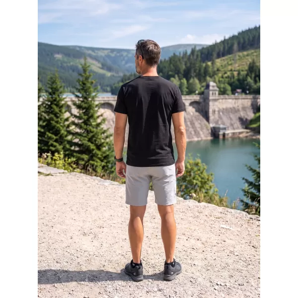  Férfi póló ALTISPORT ALM013129 FEKETE ÉS PIROS 