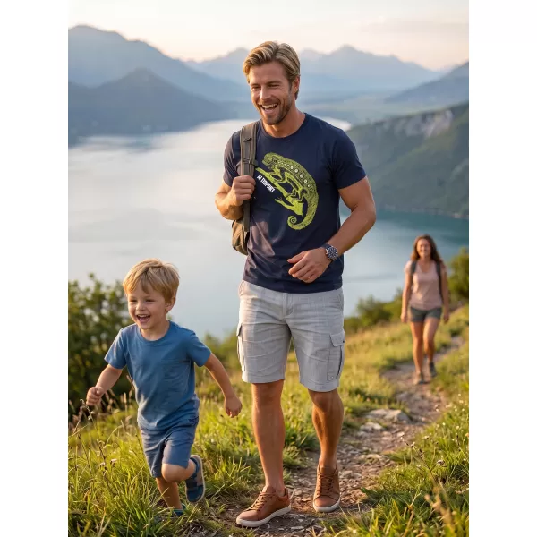  Pánské triko ALTISPORT CARRYOVER ALM017129 NÁMOŘNÍ MODRÁ 