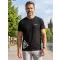Férfi póló ALTISPORT ALM013129 FEKETE ÉS FEHÉR