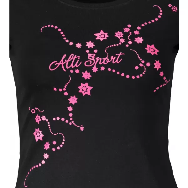  Dámské triko ALTISPORT CARRYOVER ALW009F61 ČERNÁ 