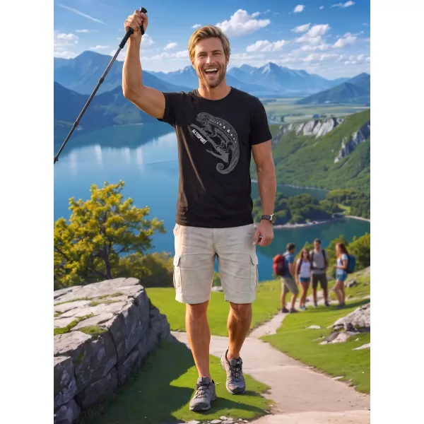  Pánské triko ALTISPORT CARRYOVER ALM017129 ČERNÁ 