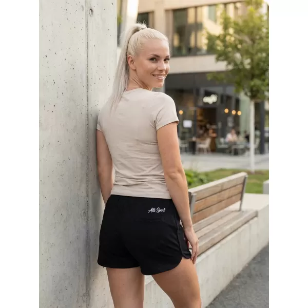  Női rövidnadrág ALTISPORT KAKOSA FEKETE 