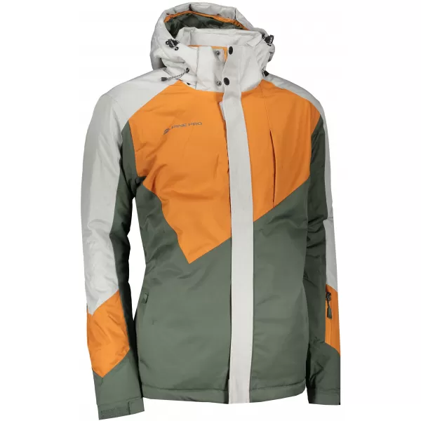  Férfi sí kabát ALPINE PRO SARDAR 4 MJCS450 NARANCS 