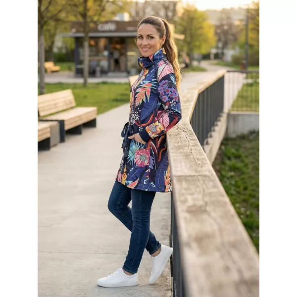  Hosszabbított női pulóver KIXMI KORTNEY SÖTÉTKÉK 