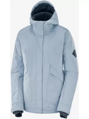 Női téli kabát SALOMON SNOW REBEL JKT W LC1383200 KENTUCKY KÉK/HANGA