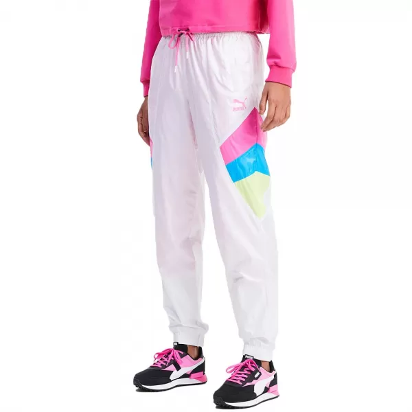  Női nadrág PUMA TFS TRACK PANT WOVEN FEHÉR 