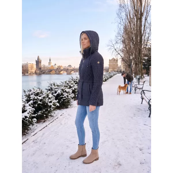 Női téli kabát KIXMI KAITLYN SÖTÉTKÉK 